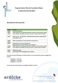 Dimanche 3 avril - Fête de l'escalade à Mazet